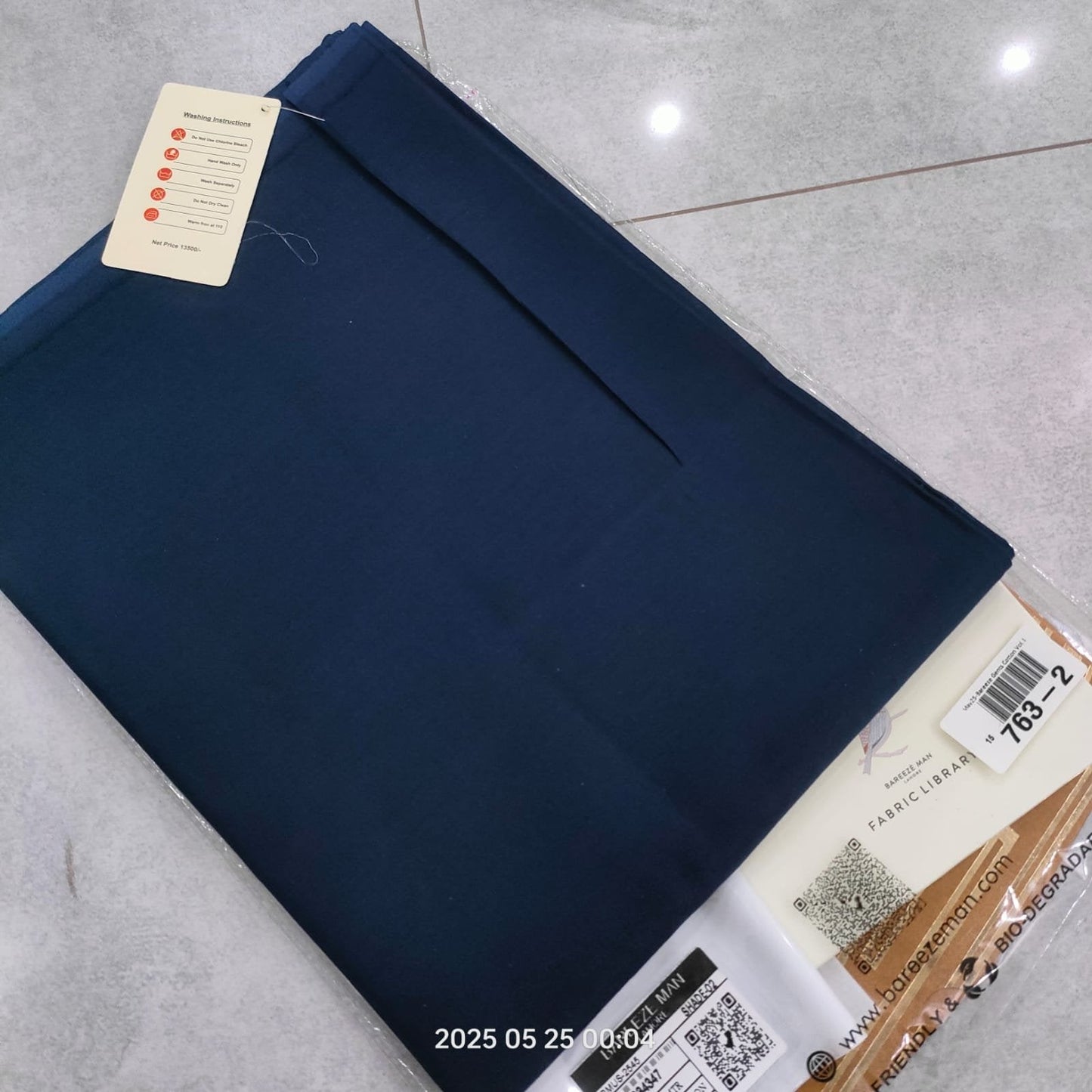 Bareeze Gents Soft Cotton-Navy Blue(763-2)