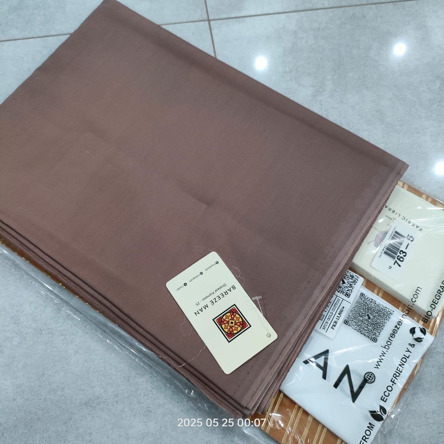 Bareeze Gents Soft Cotton-Light Brown(763-5)