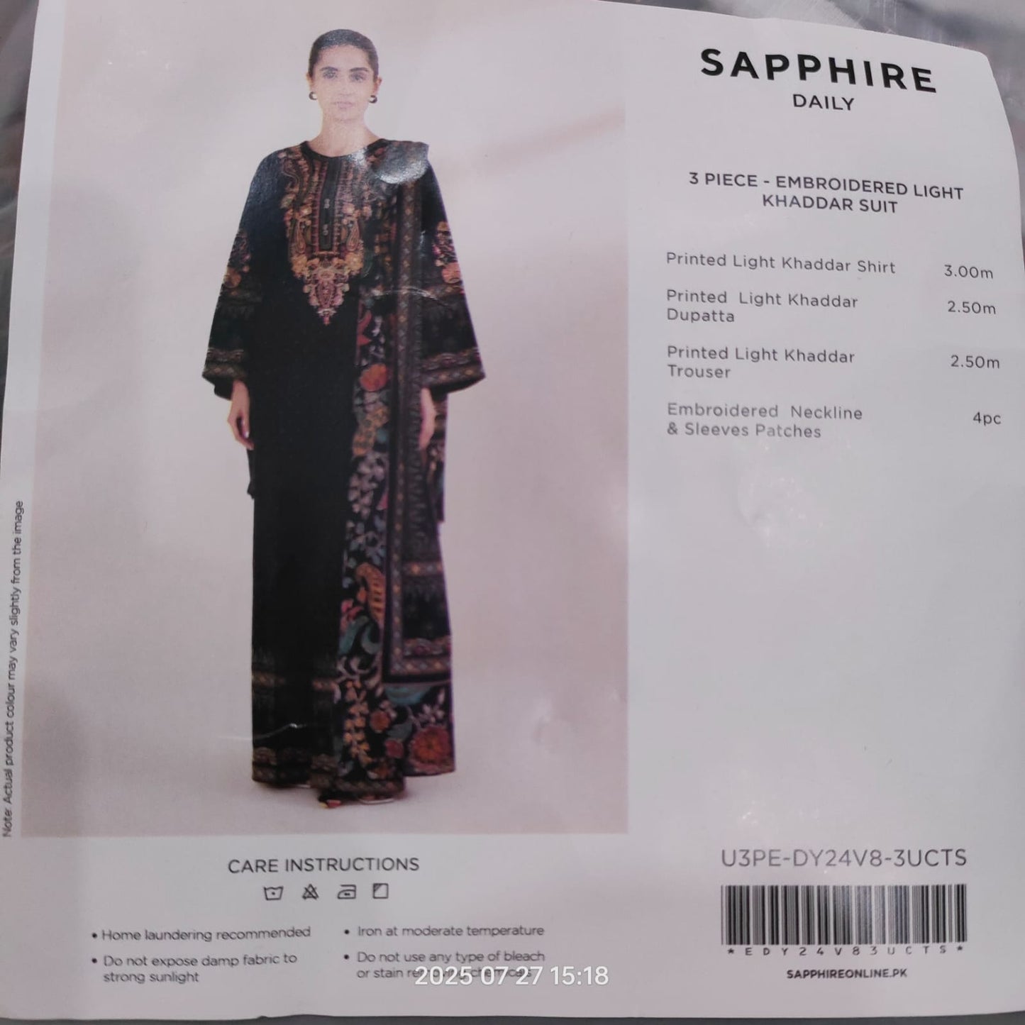 Sapphire Winter 3PC (834-26)