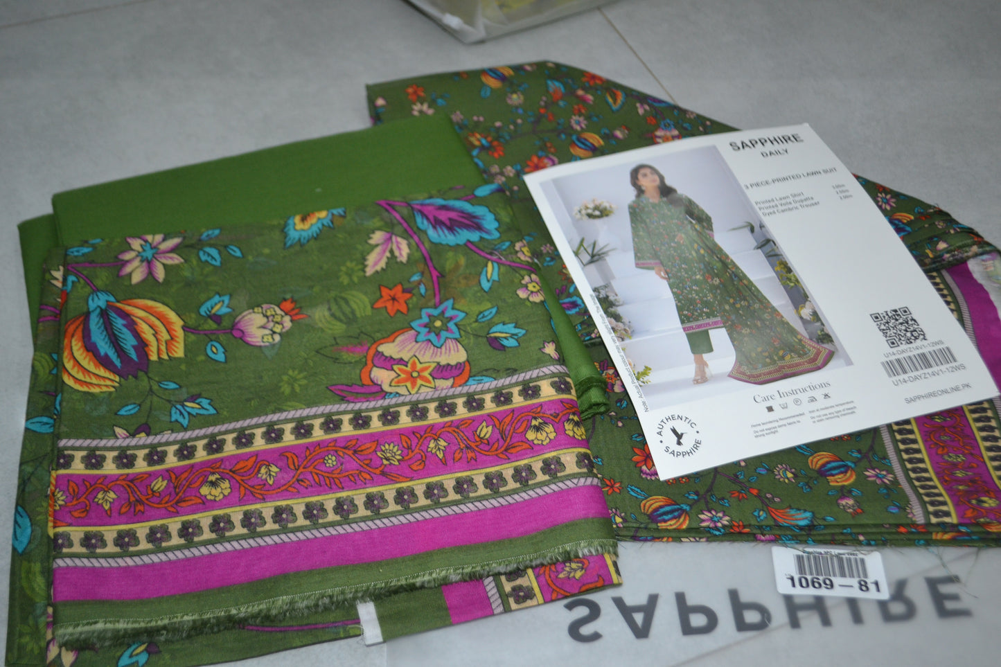 Sapphire 3pc Lawn (1069-81)