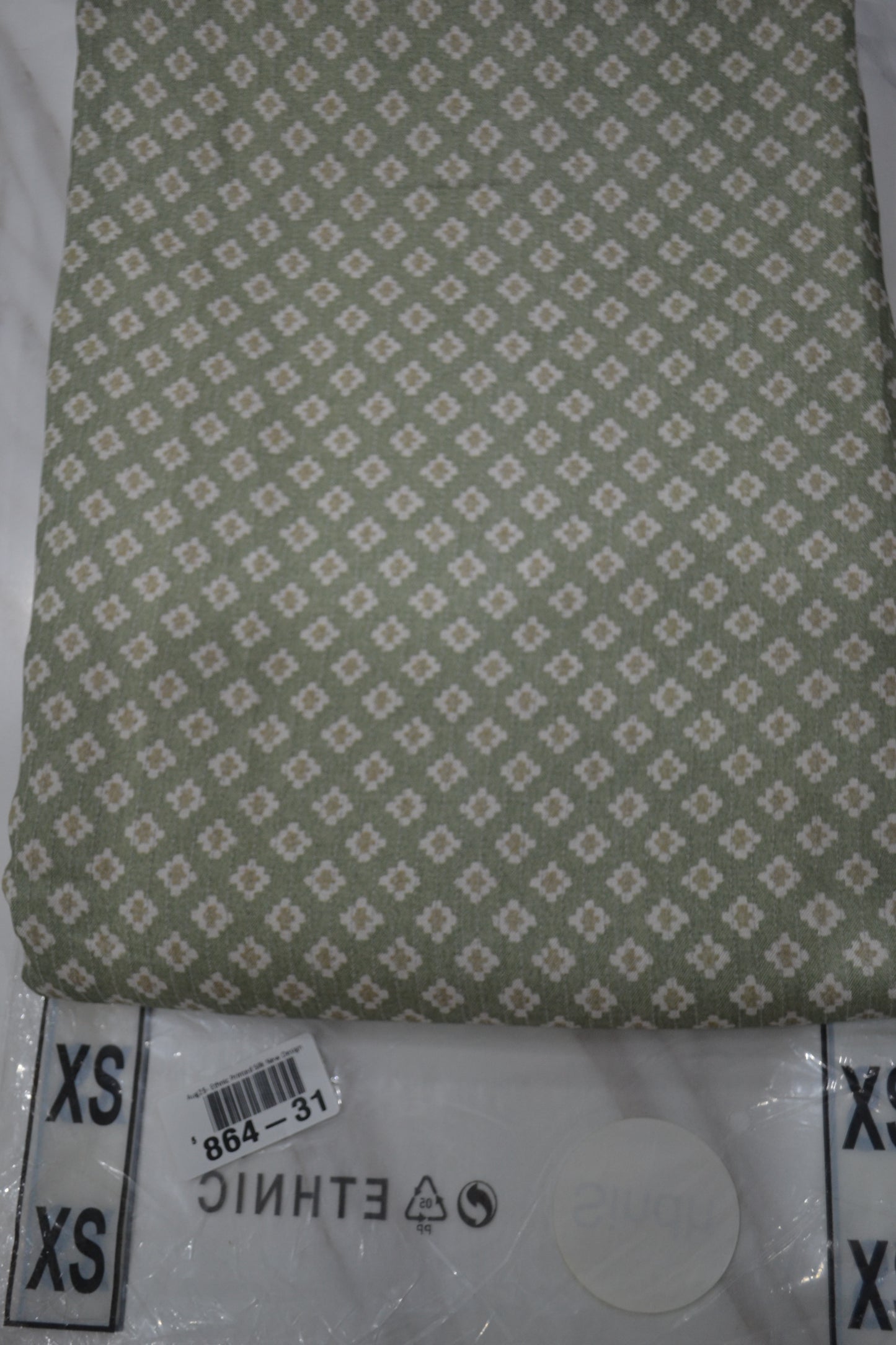 Ethnic Printed Raw Silk (864-31)