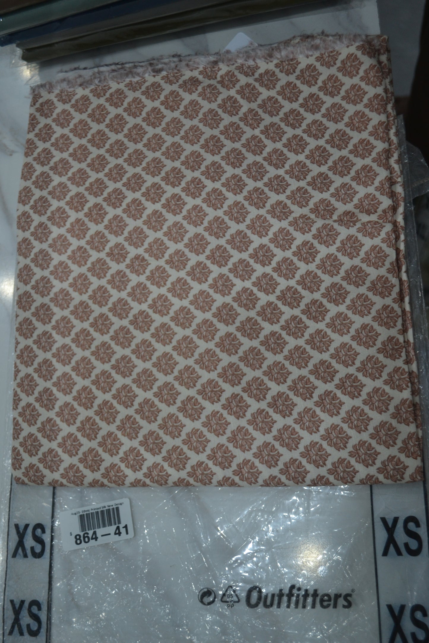 Ethnic Printed Raw Silk (864-41)