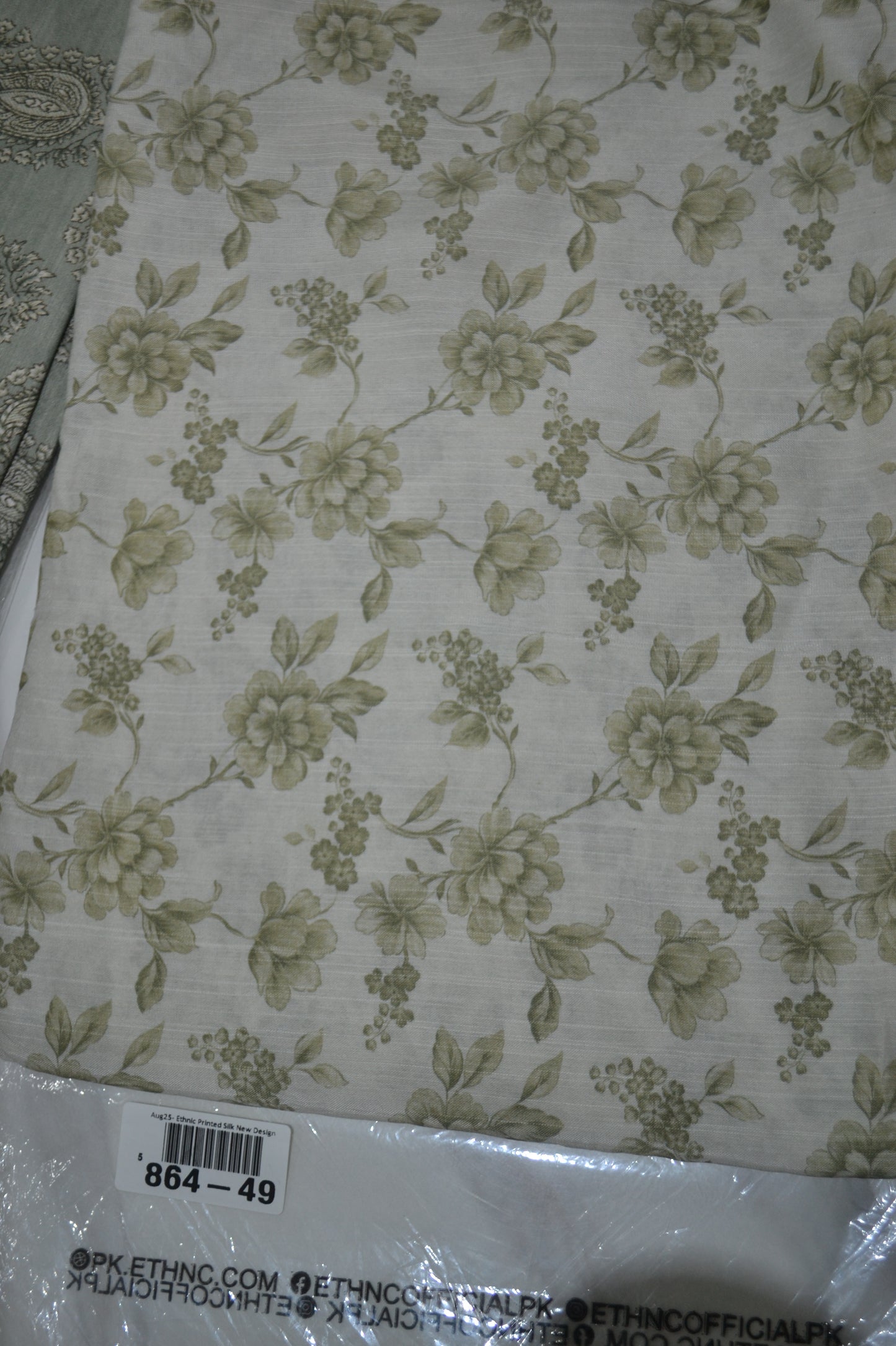 Ethnic Printed Raw Silk (864-49)