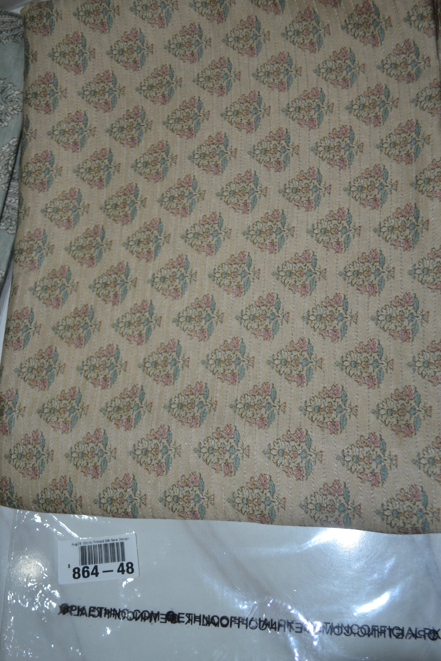 Ethnic Printed Raw Silk (864-48)