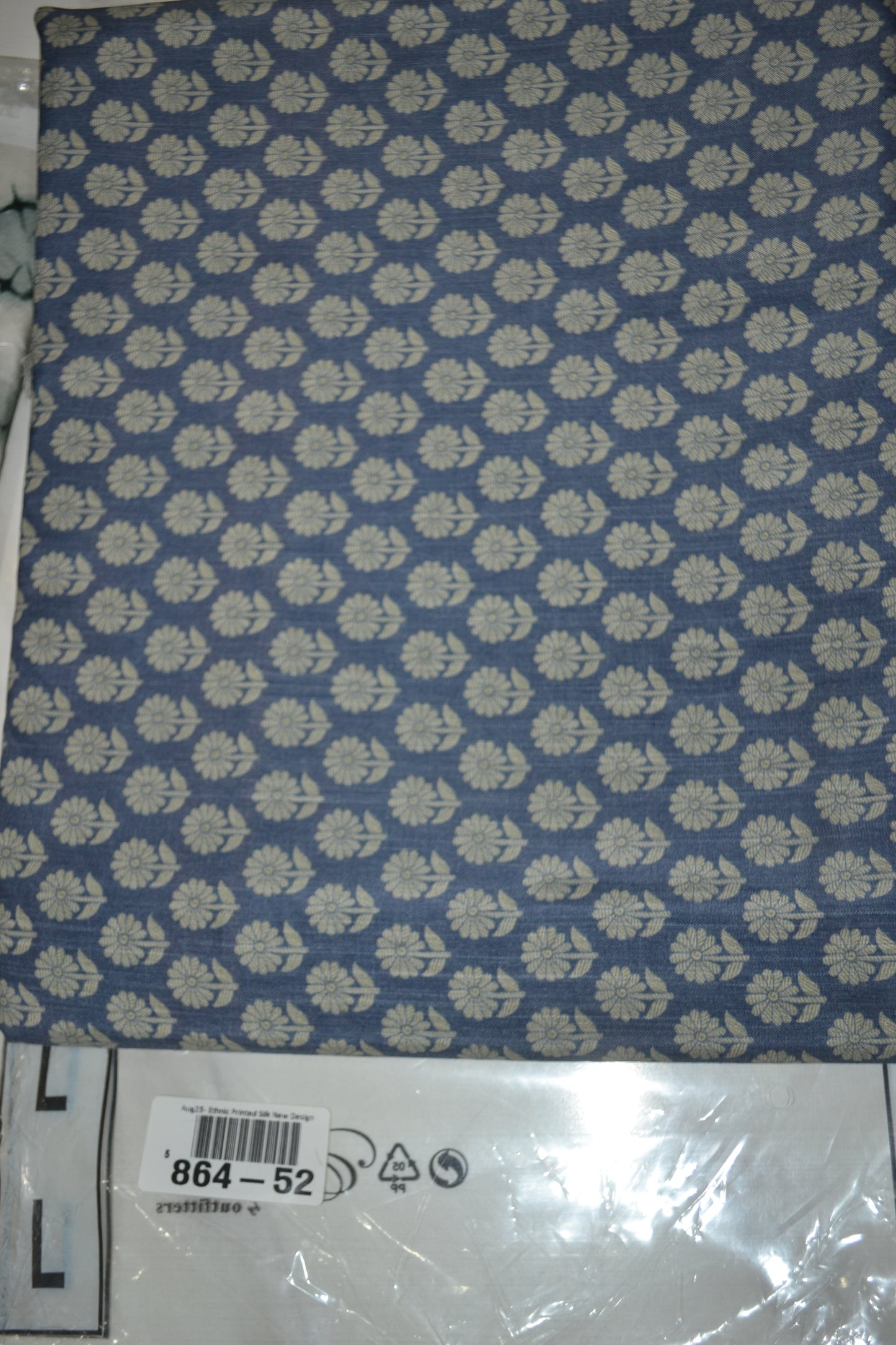 Ethnic Printed Raw Silk (864-52)