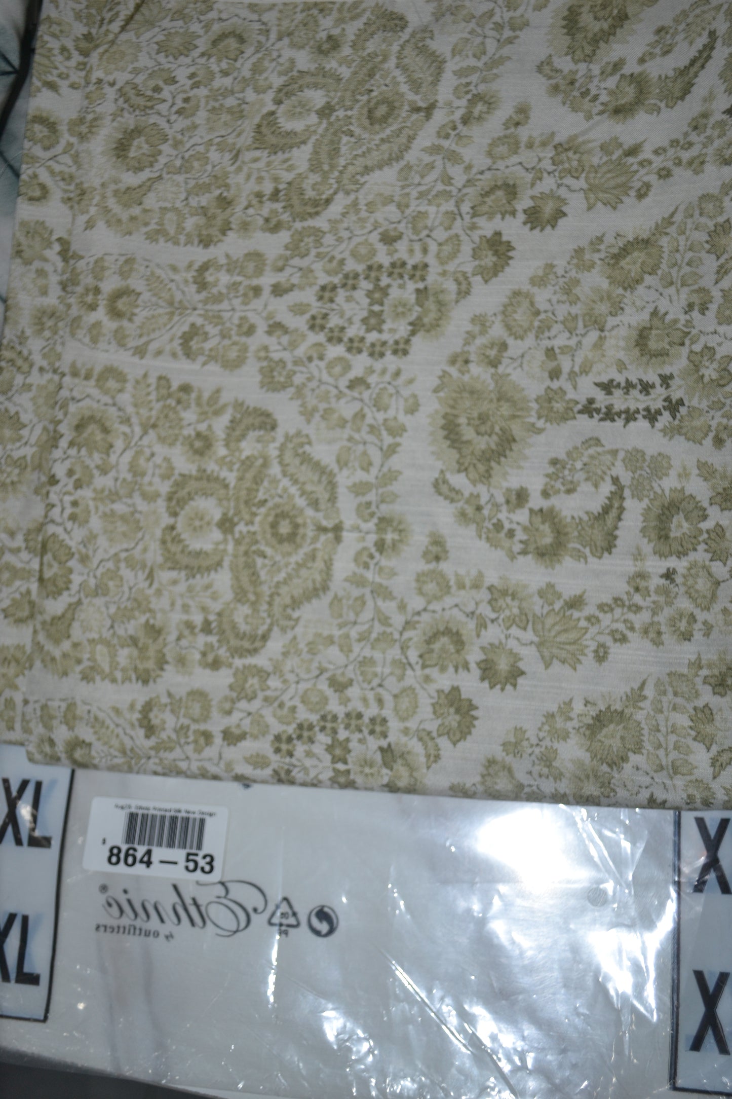 Ethnic Printed Raw Silk (864-53)