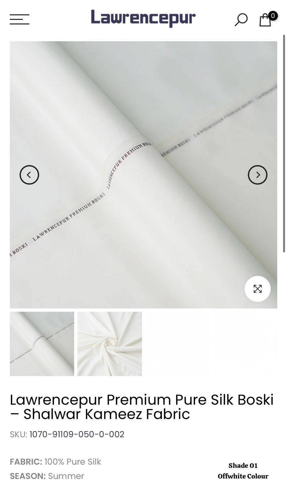 Lawrancepur silk Boski (1092-1)