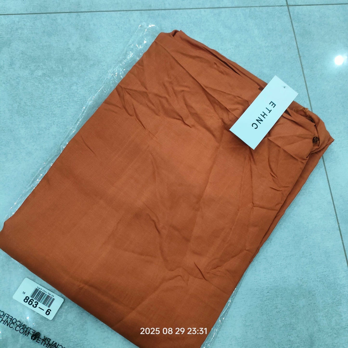 Ethnic Plain Raw Silk (863-6)