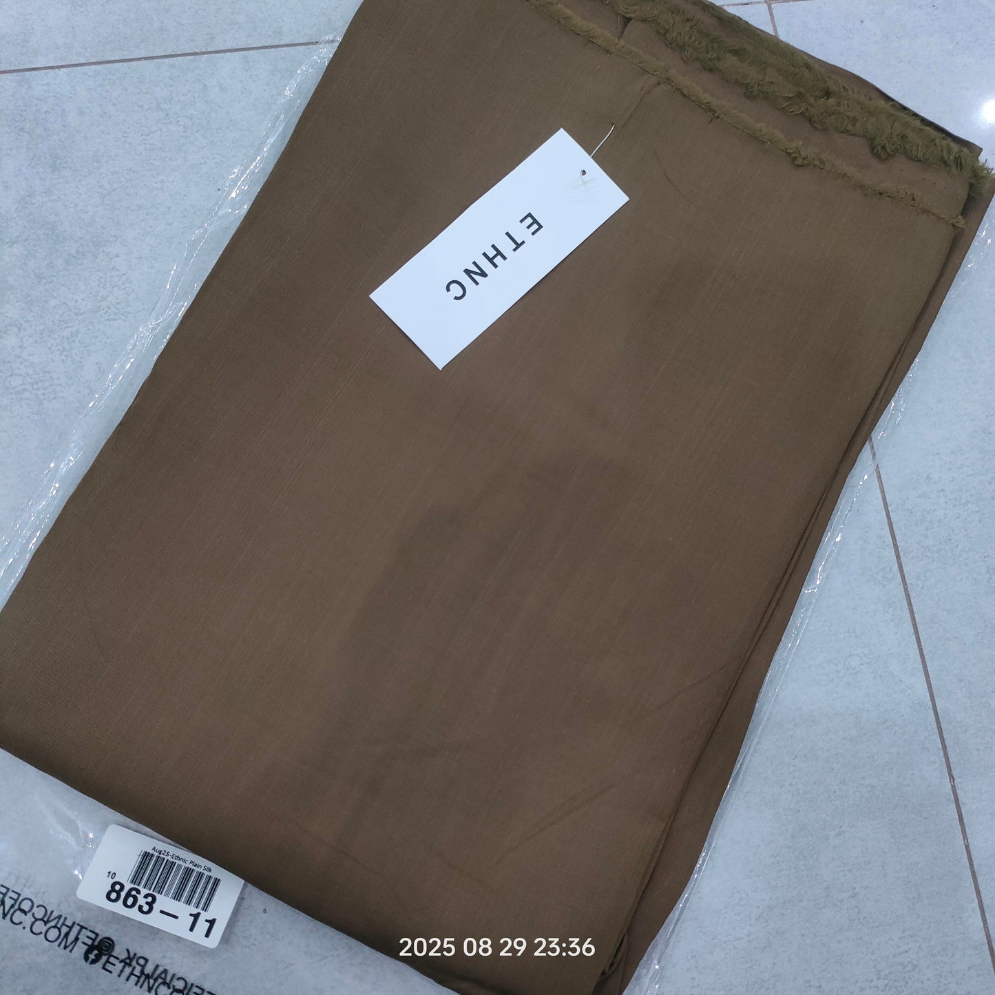 Ethnic Plain Raw Silk (863-11)