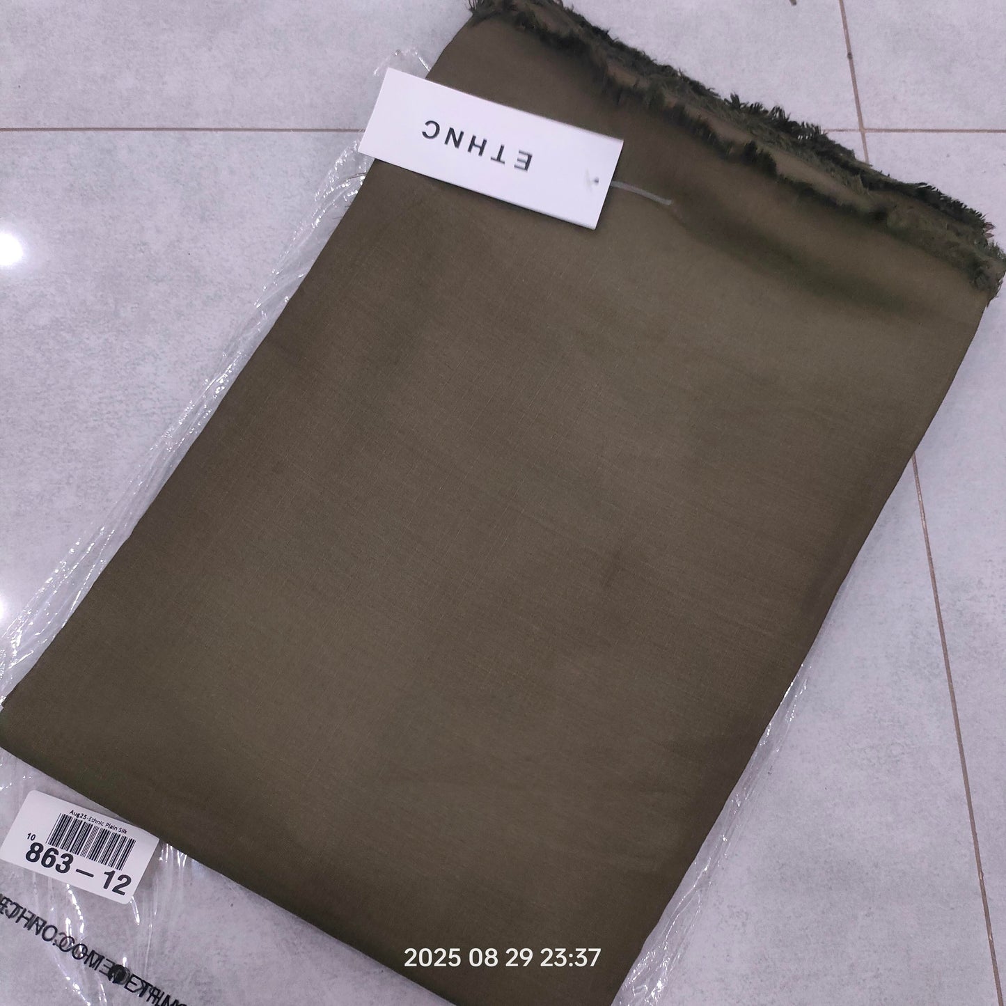 Ethnic Plain Raw Silk (863-12)