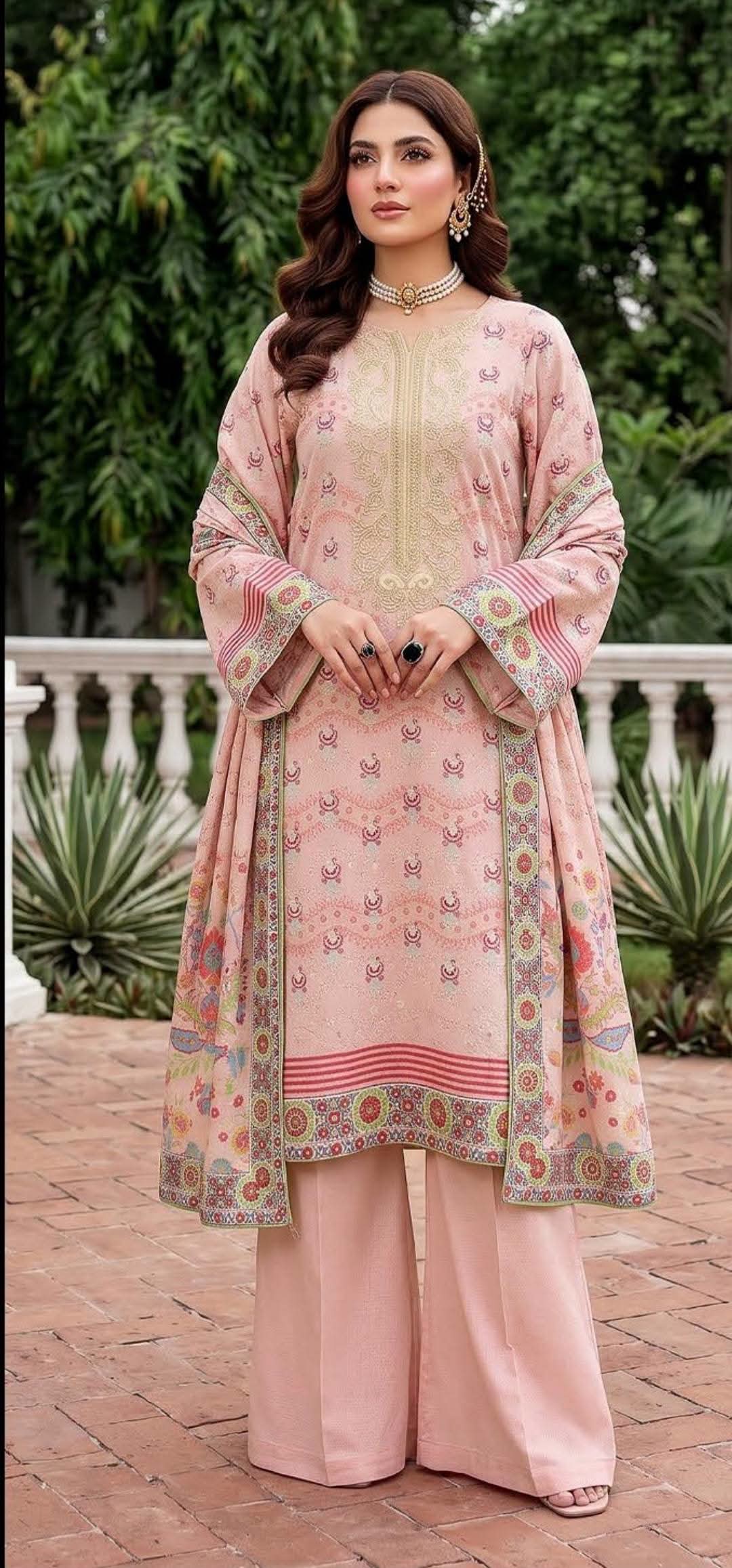 Mashaim Lawn 3pc(1204-3)