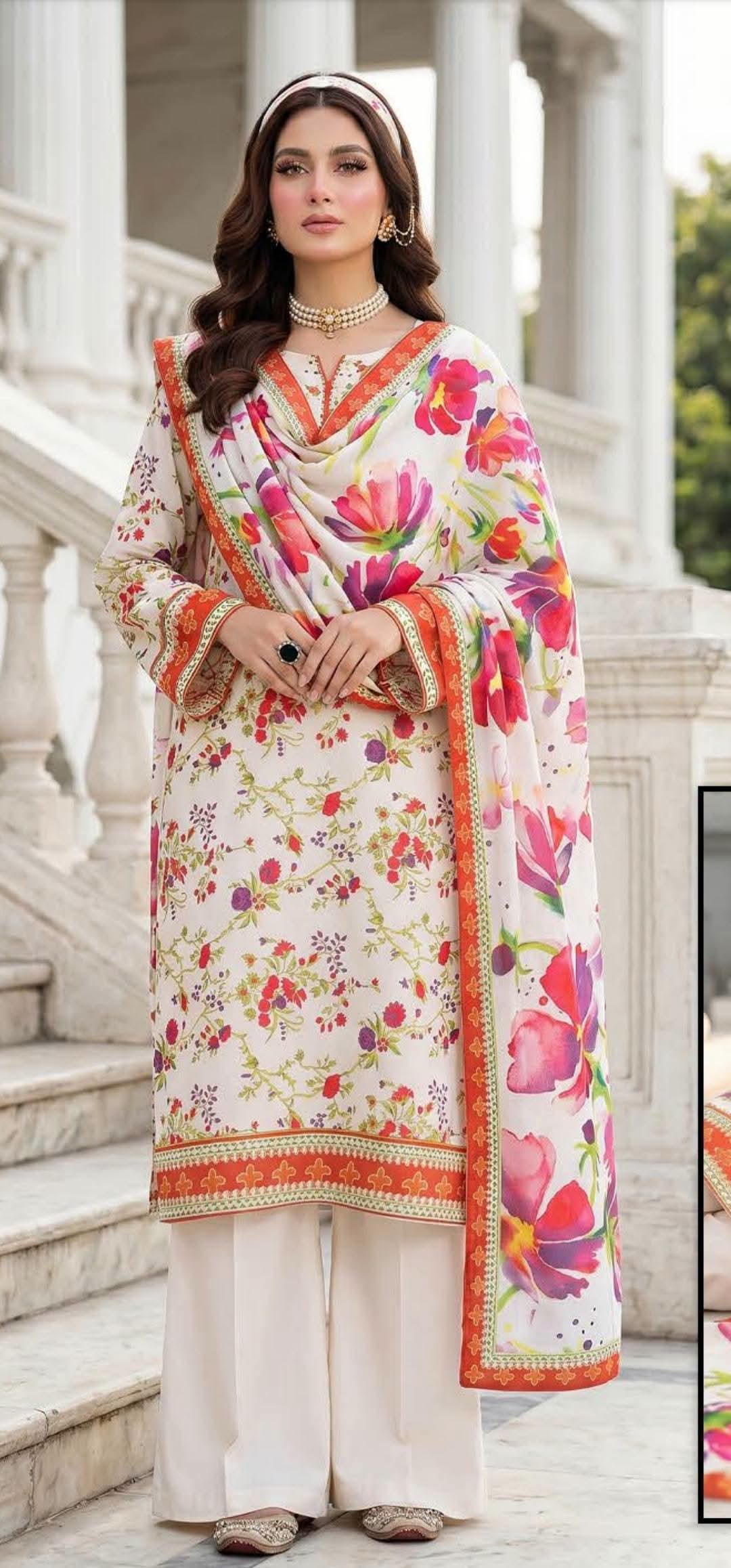 Mashaim Lawn 3pc(1204-9)