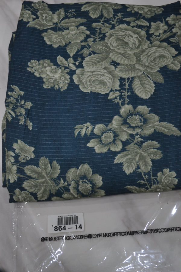 Ethnic Printed Raw Silk 2PC