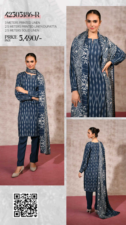 Nishat linen 3pc (1248-10)