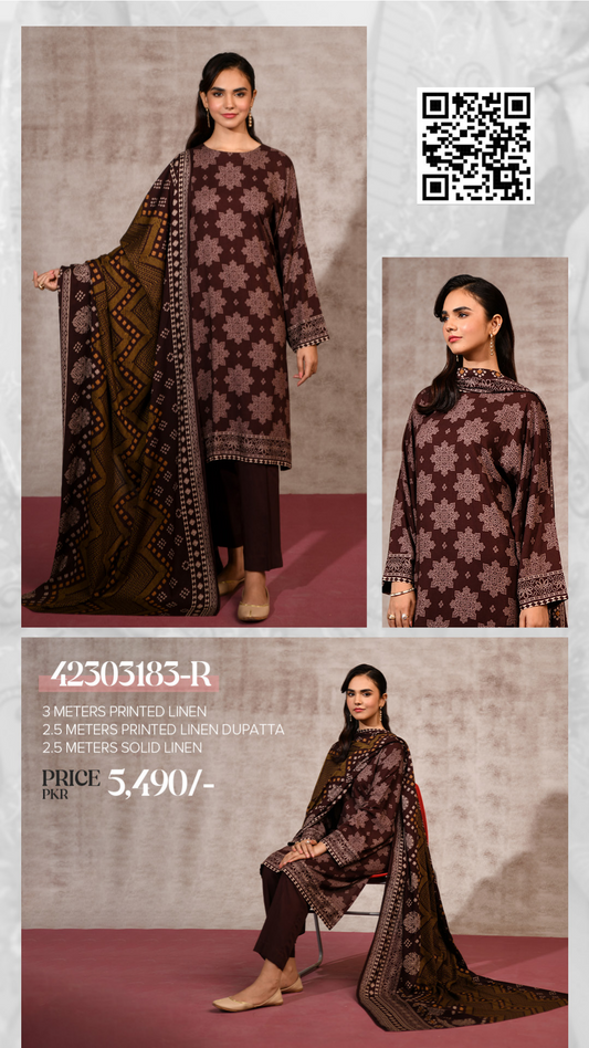Nishat linen 3pc (1248-2)
