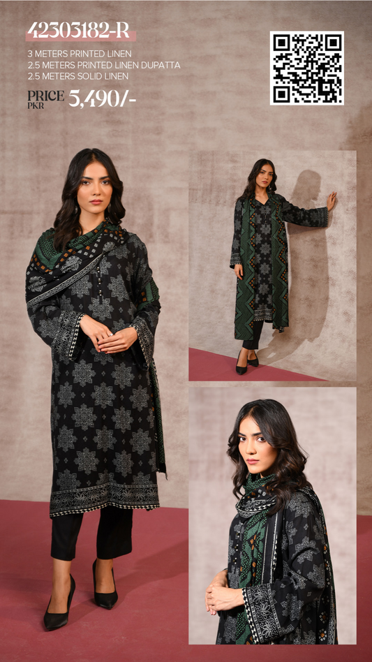 Nishat linen 3pc (1248-1)