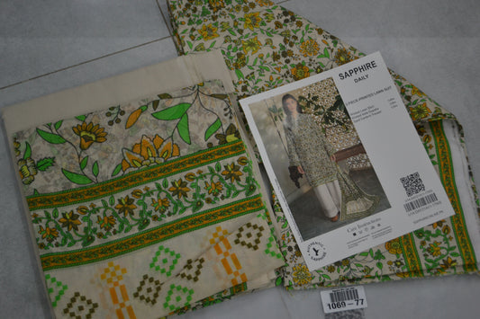 Sapphire 3pc Lawn (1069-77)