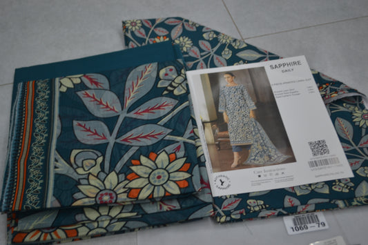 Sapphire 3pc Lawn (1069-79)