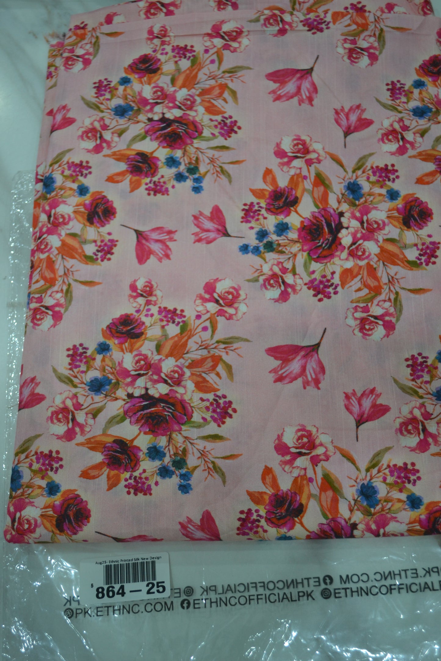 Ethnic Printed Raw Silk (864-25)