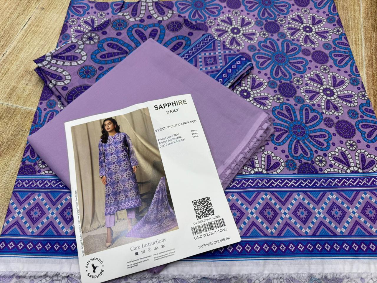 Sapphire 3pc Lawn (1069-18)