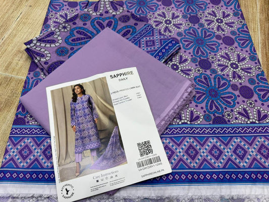 Sapphire 3pc Lawn (1069-18)
