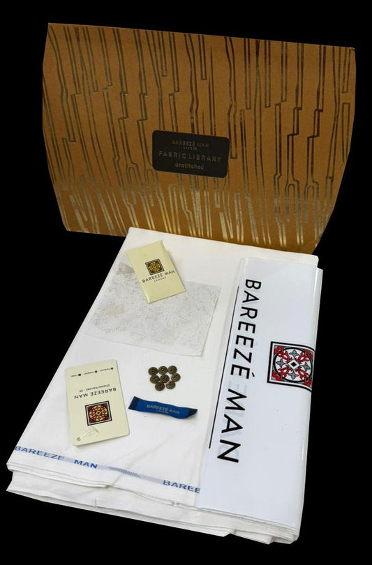 Bareeze gents cotton (1129-8) off white