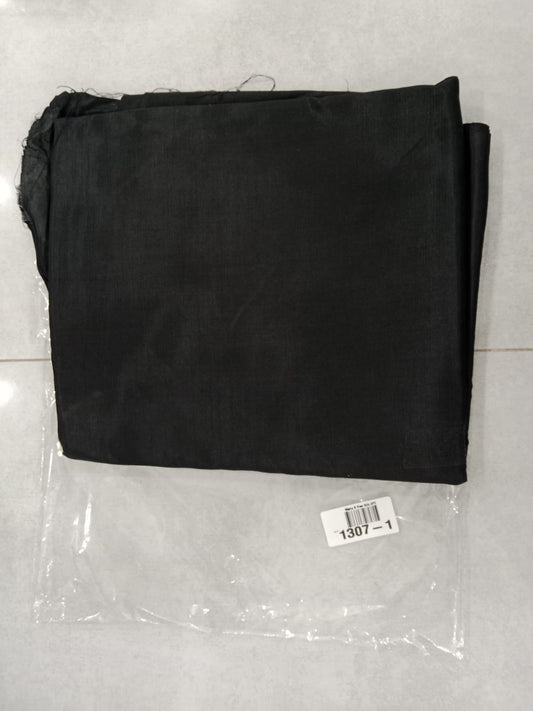 Korean Raw Silk (1307-1) Jet black