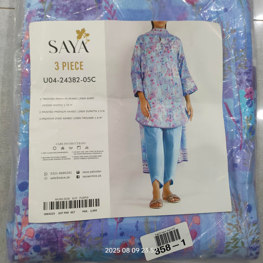 Saya Linen 3PC (858-1)