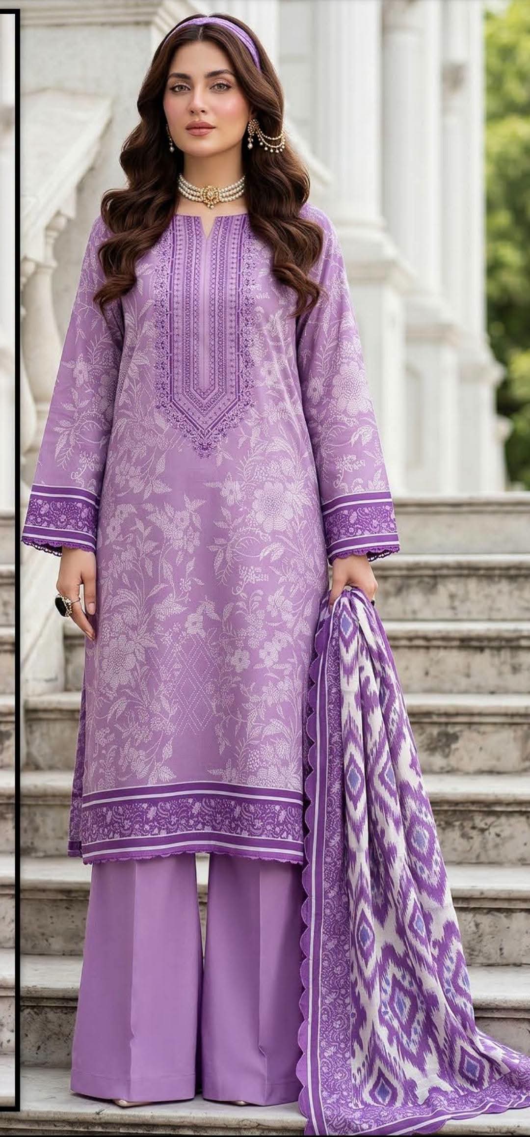 Mashaim Lawn 3pc(1204-4)