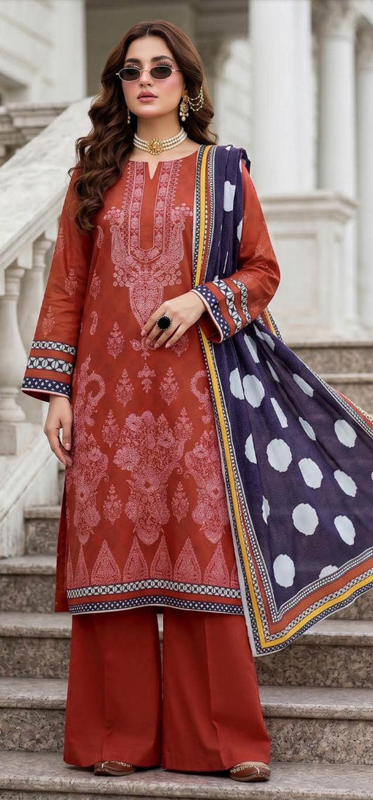 Mashaim Lawn 3pc(1204-10)