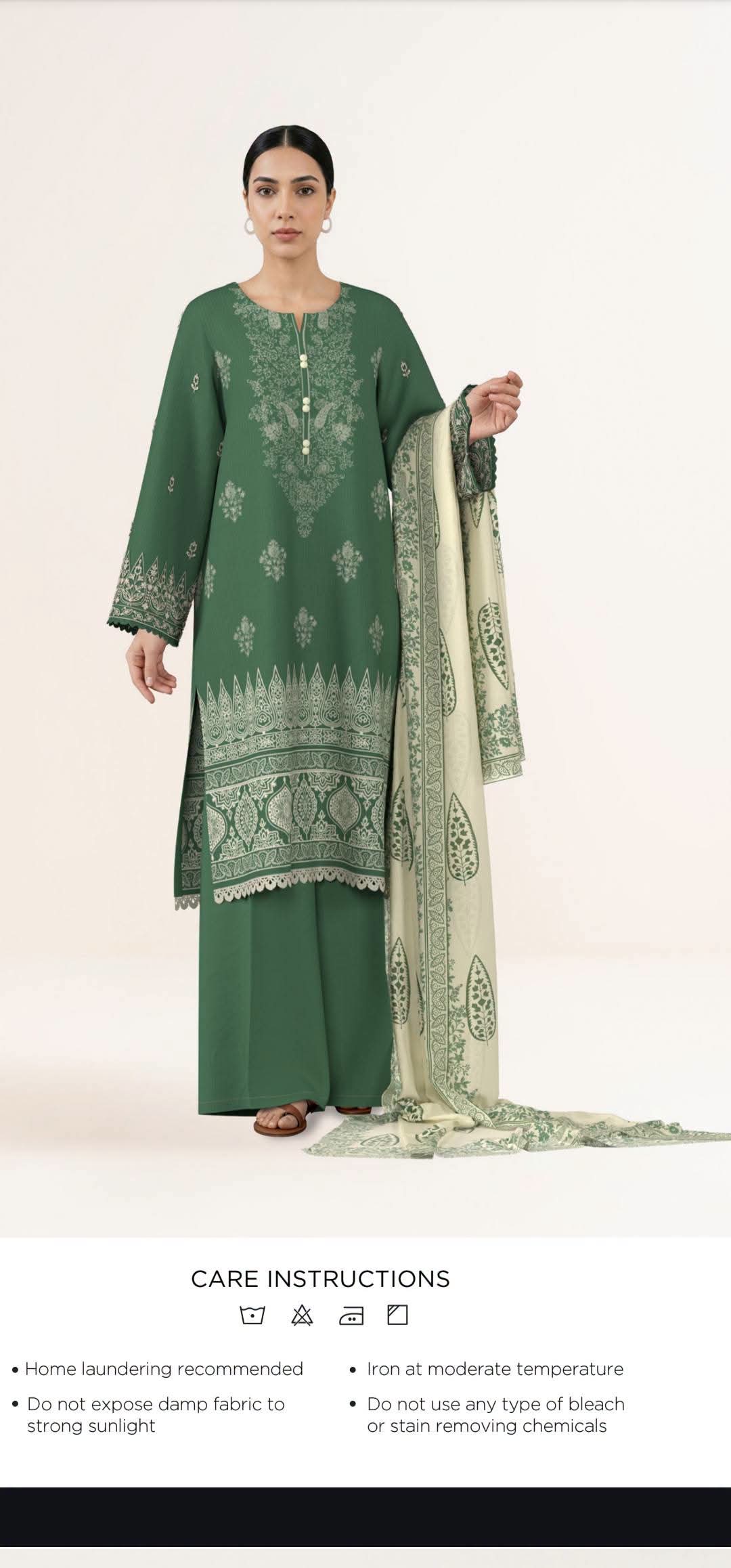 Sapphire emb 3pc Lawn (1227-9)