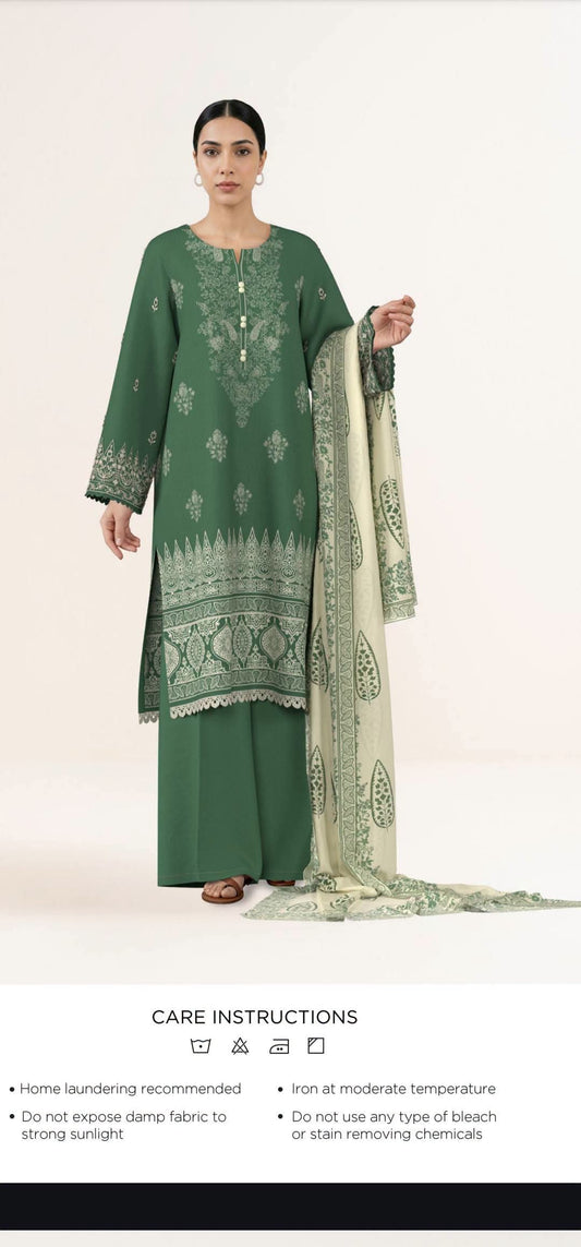 Sapphire emb 3pc Lawn (1227-9)
