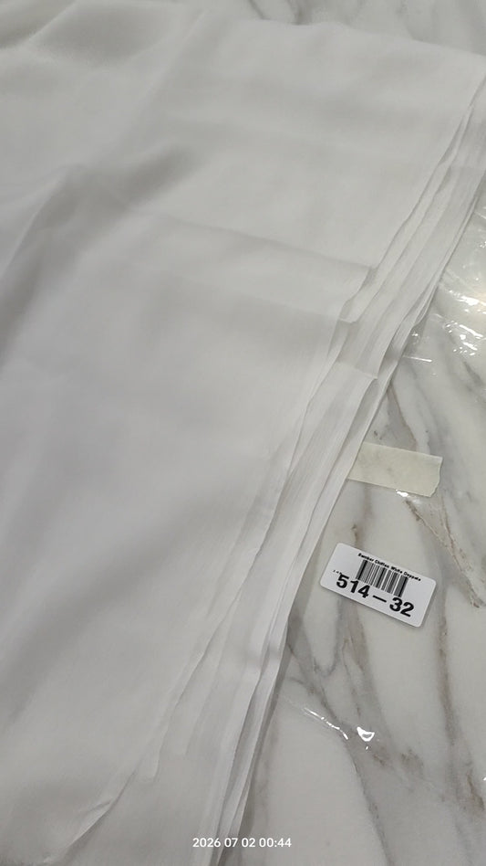 Pure bamber chiffon doppata
